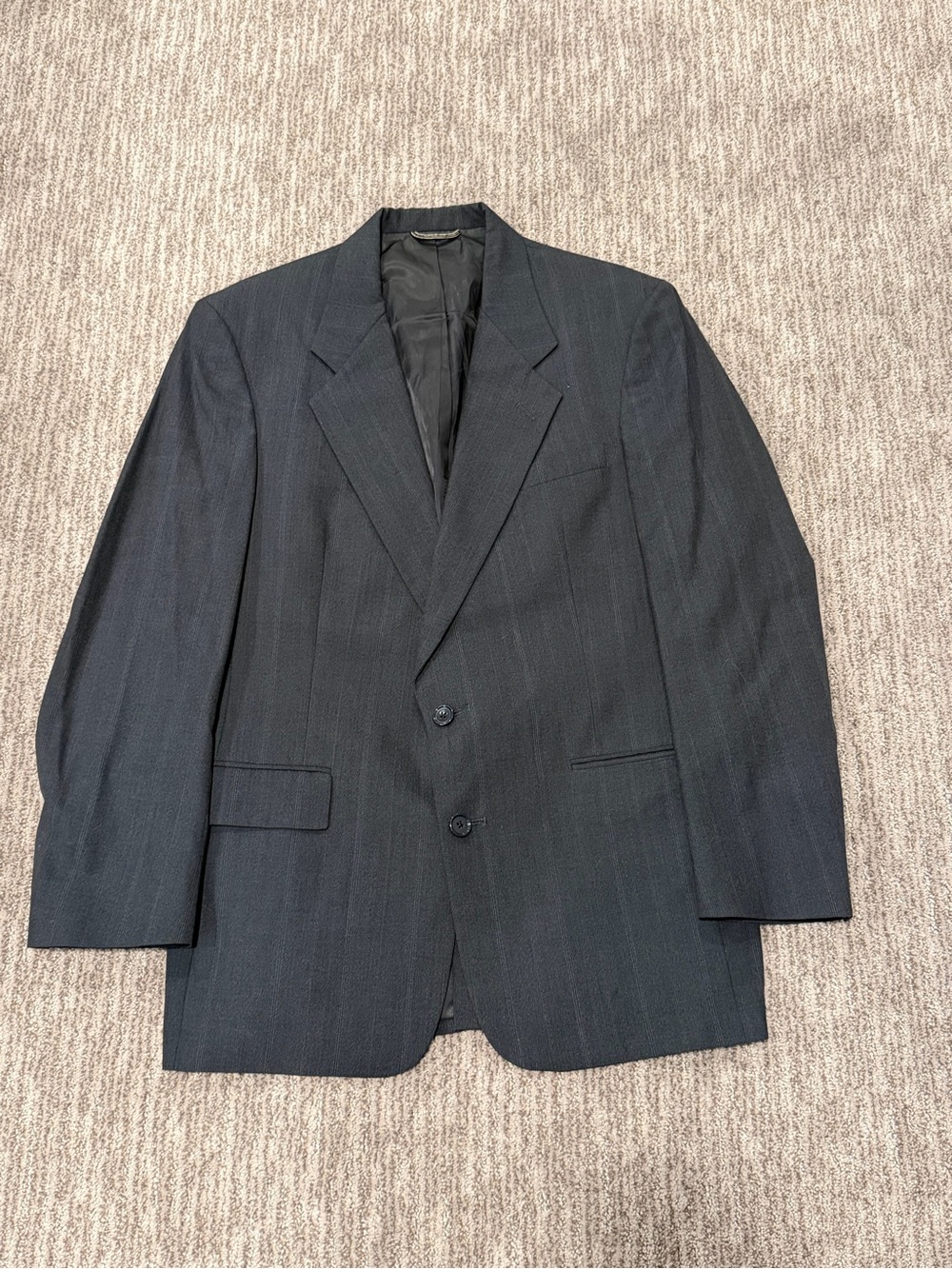 Christian Dior Monsieur Blazer Sport Coat 38R 40R Gray Pinstripe Gayfers